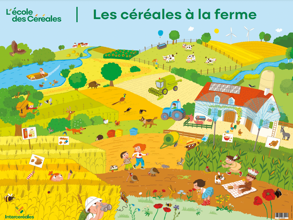 Les céréales à la ferme